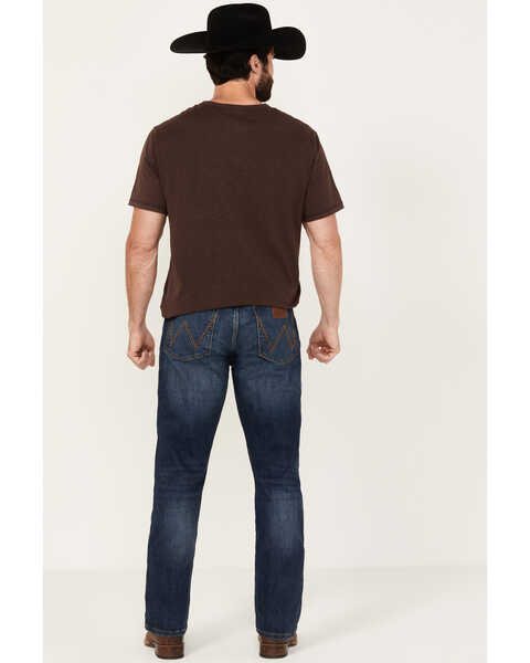 Image #3 - Wrangler Retro Men's No. 88 Dark Wash Slim Straight Stretch Jeans, Dark Wash, hi-res