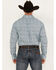 Image #4 - George Strait by Wrangler Men's Paisley Print Long Sleeve Button-Down Western Shirt, Aqua, hi-res