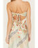 En Creme Women's Floral Print Tie Back Sleeveless Dress, Ivory, hi-res