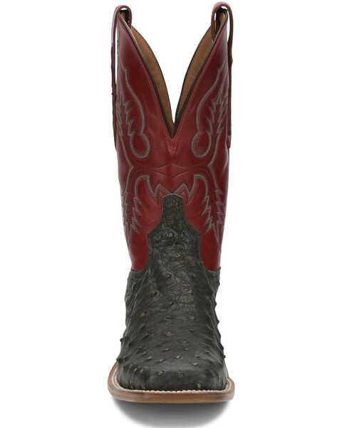 Image #5 - Tony Lama Men's Augustus Western Boots - Broad Square Toe, Grey, hi-res