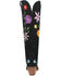 Image #5 - Dingo Women's Flower Power Suede Tall Western Boots - Snip Toe, Black, hi-res