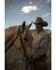 Image #1 - Blue Ranchwear Men's Yarn-Dye Stripe Long Sleeve Snap Western Shirt, Wheat, hi-res