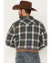 Image #4 - Cody James Men's Buck Plaid Print Long Sleeve Snap Western Flannel Shirt, , hi-res