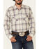 Ariat Men's Dunscape Atherton Retro Plaid Long Sleeve Snap Western Shirt , Tan, hi-res