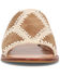 Image #4 - Frye Women's Ava Crochet Slide Sandals, Brown, hi-res