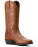 Image #1 - Ariat Men's Heritage Western Boots - Round Toe, Brown, hi-res