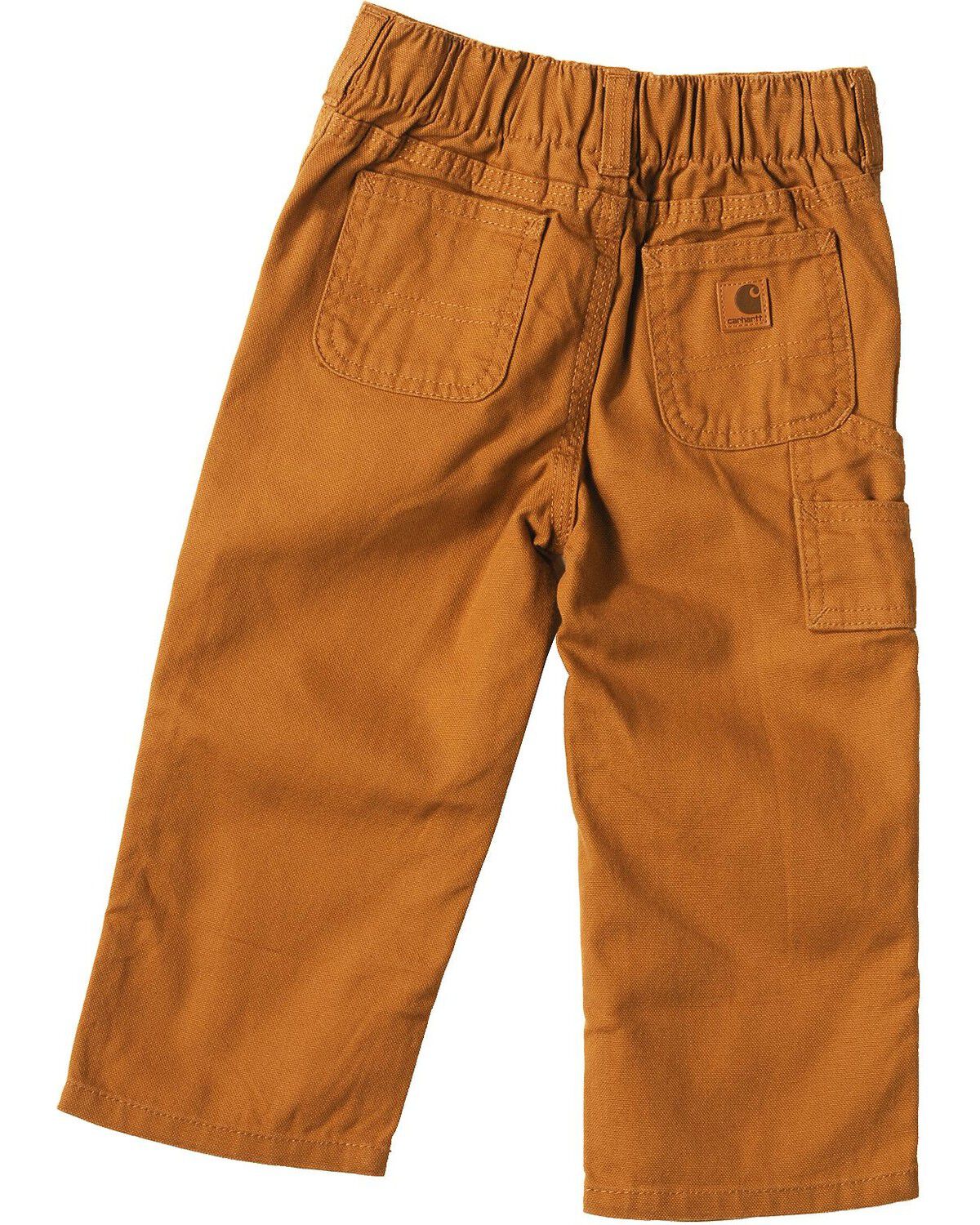 Image #2 - Carhartt Toddler Boys' Duck Dungaree Pants, Brown, hi-res