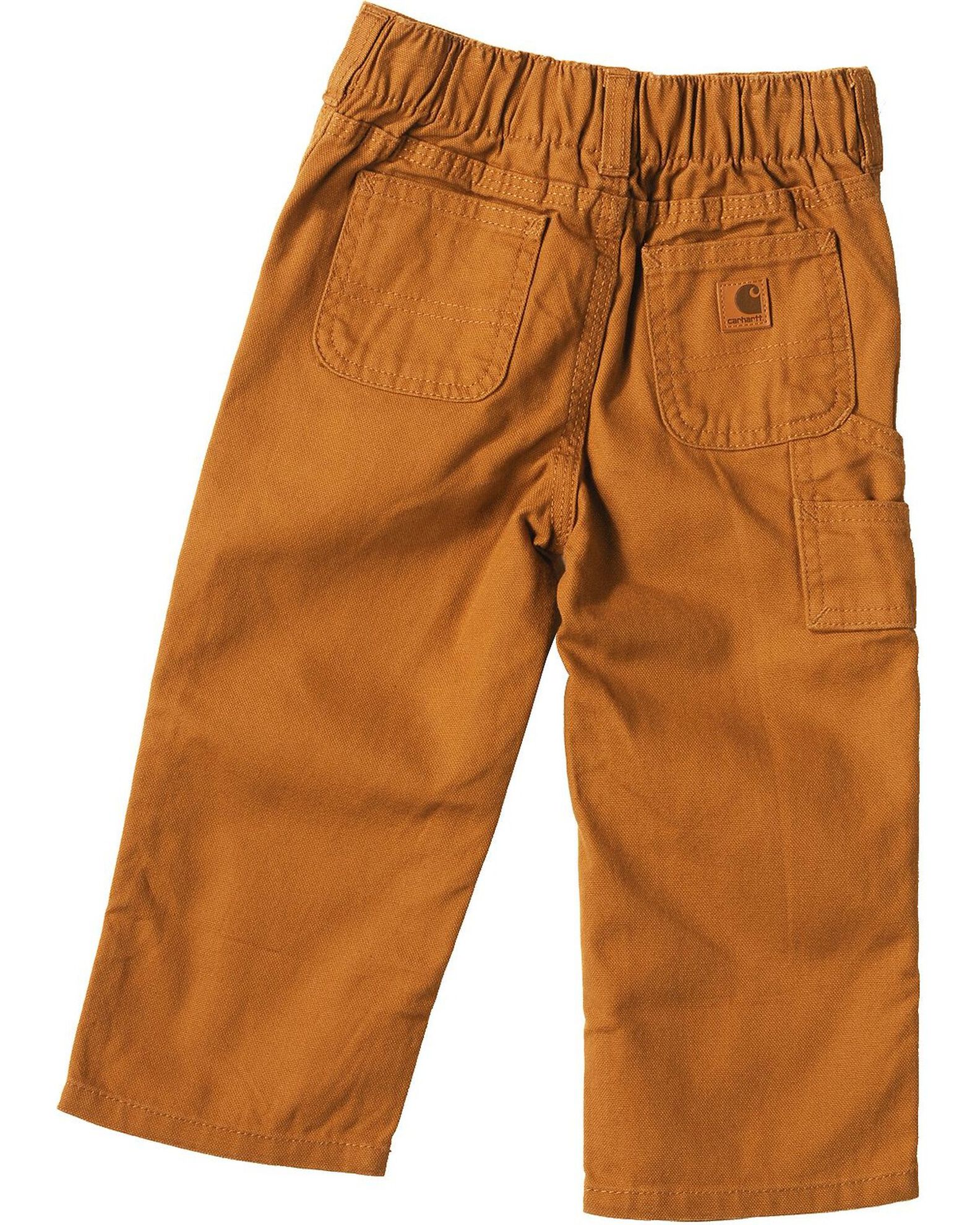 Image #2 - Carhartt Toddler Boys' Duck Dungaree Pants, Brown, hi-res