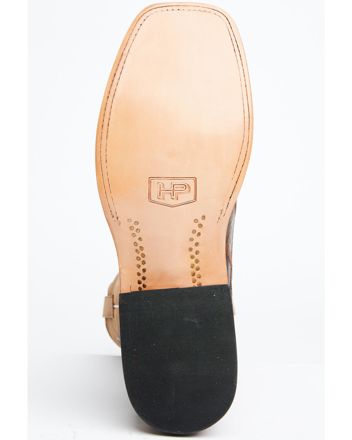 Image #7 - Horse Power Men's Patchwork Western Boots - Broad Square Toe, Brown, hi-res