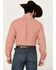 Image #4 - Cinch Men's Geo Print Long Sleeve Button-Down Stretch Western Shirt, Red, hi-res