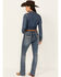 Image #4 - Rock & Roll Denim Women's Medium Wash Mid Rise Stretch Bootcut Jeans, Medium Wash, hi-res
