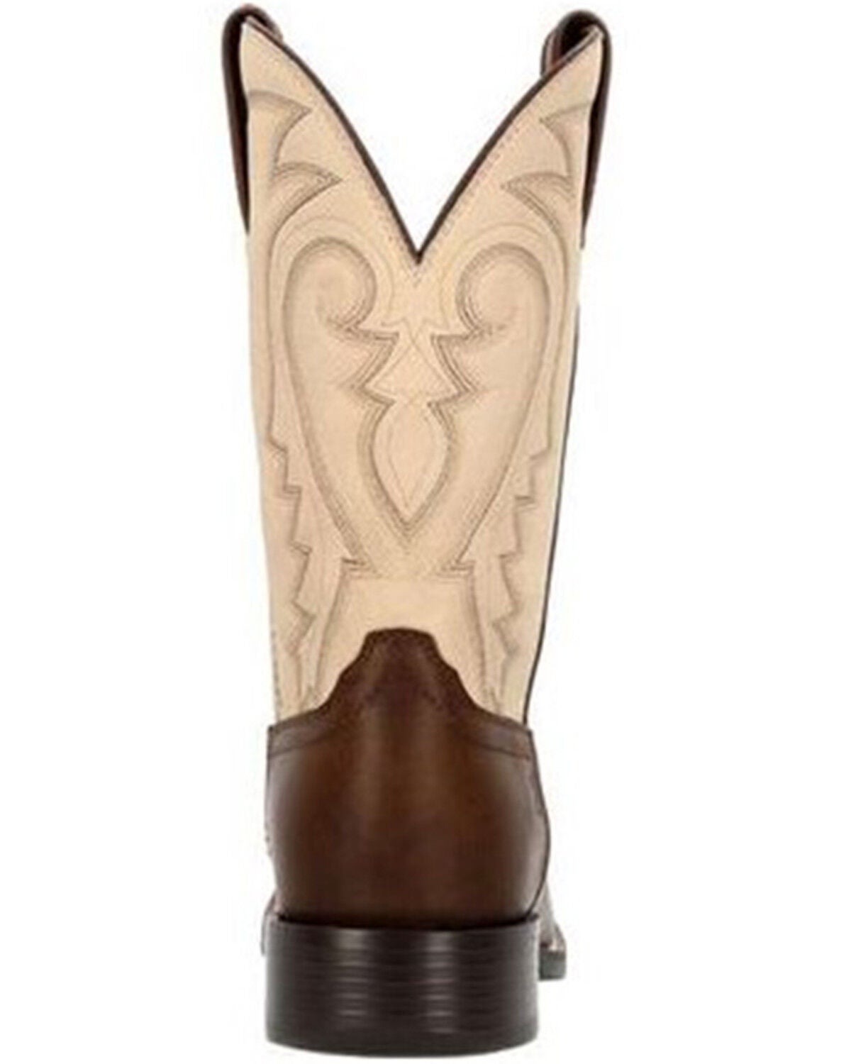 Image #5 - Durango Men's Westward Performance Western Boots - Broad Square Toe, Off White, hi-res