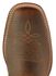 Image #6 - Boulet Men's Stockman Western Boots - Wide Square Toe, Tan, hi-res
