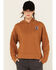 Image #1 - Carhartt Women's Tencel™ Fiber Series Graphic Hoodie, Brown, hi-res