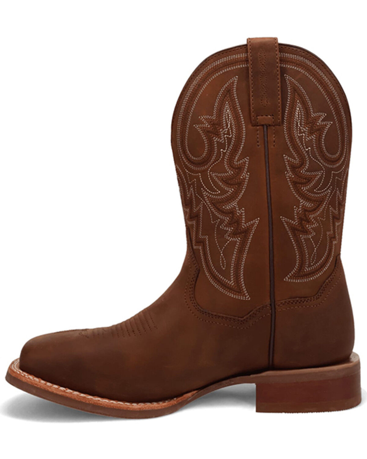 Image #3 - Dan Post Men's Brigston Western Boots - Broad Square Toe, Brown, hi-res