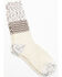Image #1 - World's Softest Women's Weekend Gallery Textured Crew Socks, Off White, hi-res