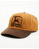 Image #1 - John Deere Men's Logo Silhouette Embroidered Ball Cap, Brown, hi-res