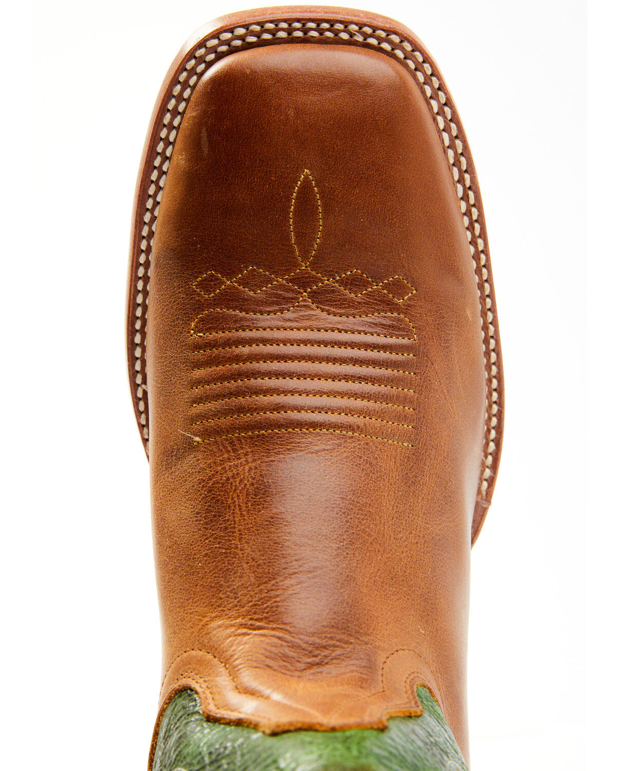 Image #6 - Cody James Men's Peridot Green Leather Western Boots - Broad Square Toe, , hi-res