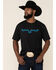 Image #2 - Kimes Ranch Men's Black Outlier Graphic T-Shirt, Black, hi-res
