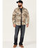 Image #2 - Howitzer Men's Armory Camo Print Long Sleeve Button Down Flannel Shirt , Cream/brown, hi-res