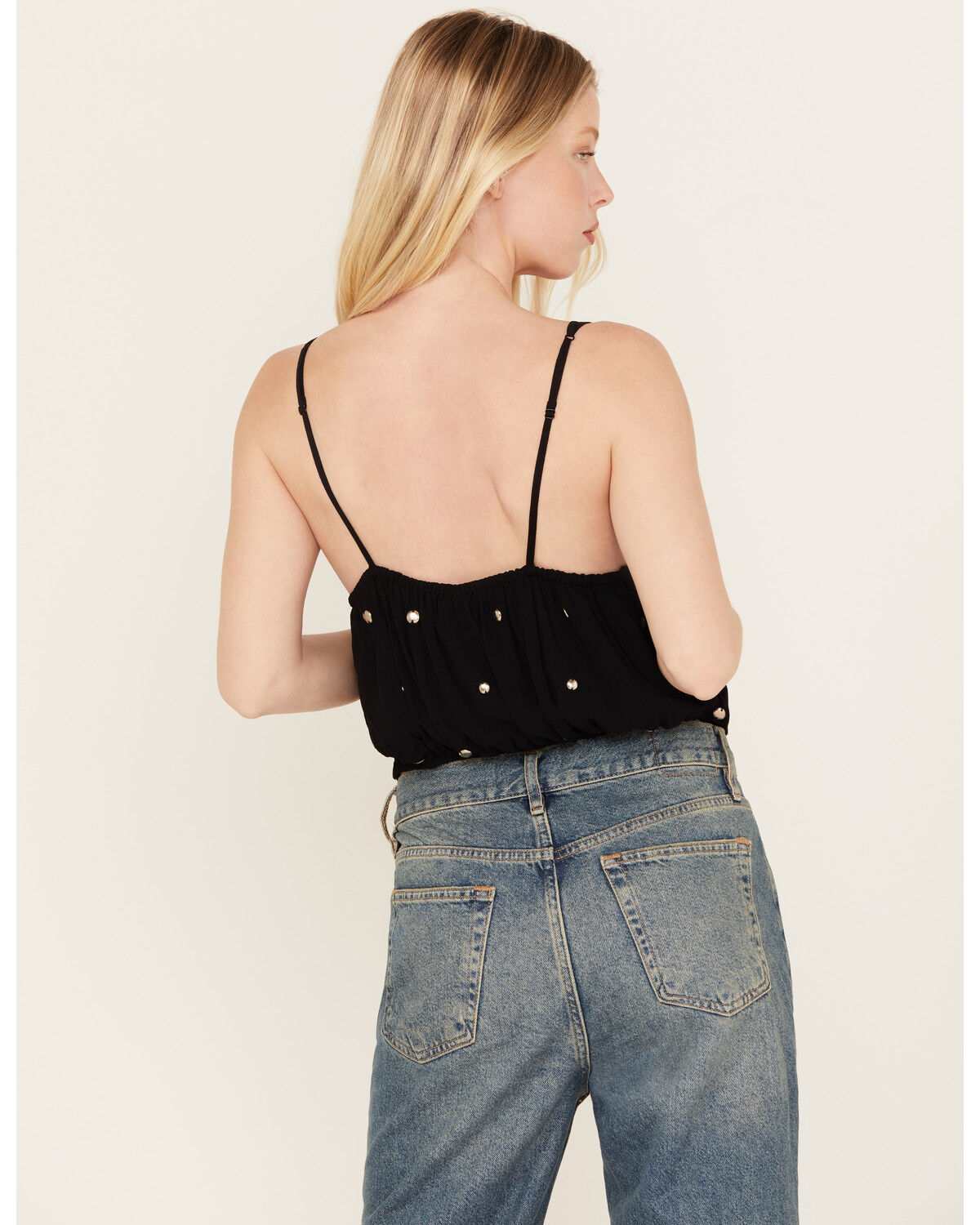 Image #4 - Free People Women's Virgo Tank Top, Black, hi-res