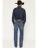 Image #3 - Ariat Men's M4 Heath Thornton Medium Wash Relaxed Bootcut Stretch Denim Jeans, Medium Wash, hi-res