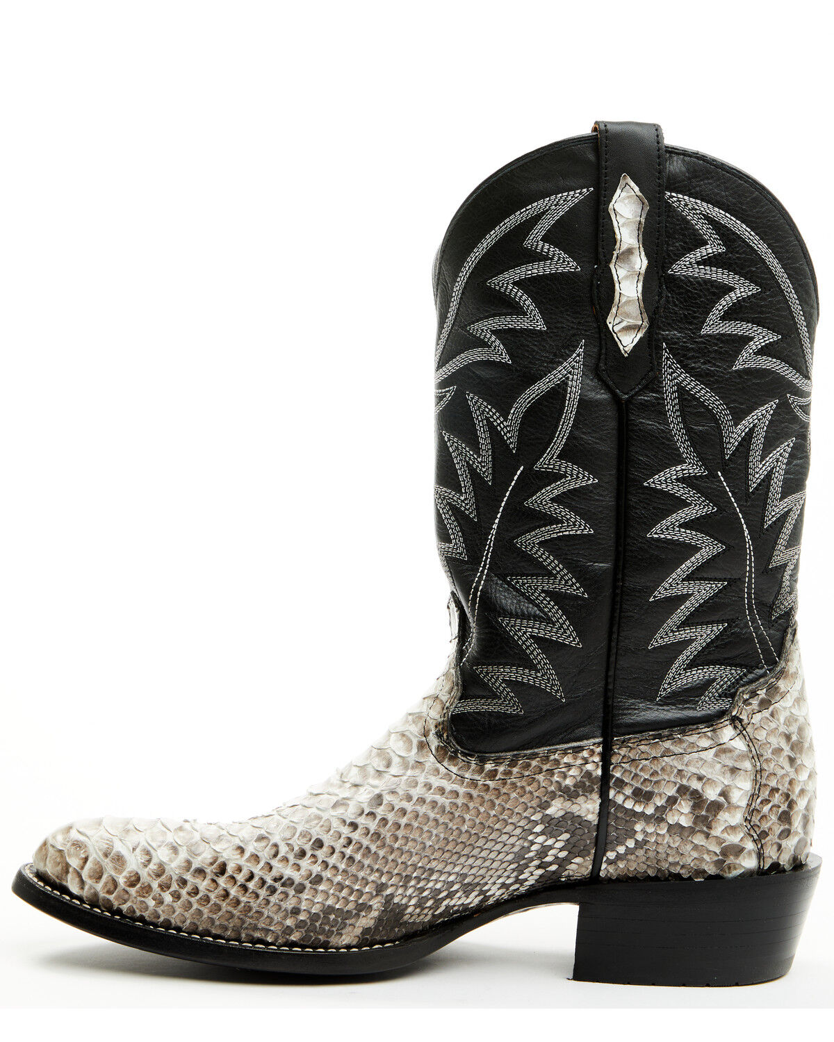 Image #3 - Cody James Men's Exotic Python Western Boots - Medium Toe, Black, hi-res