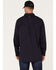 Image #4 - Hawx Men's FR Vented Solid Long Sleeve Button-Down Work Shirt, Navy, hi-res