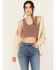 Image #1 - By Together Women's Seamless V Neck Tank Top, Taupe, hi-res