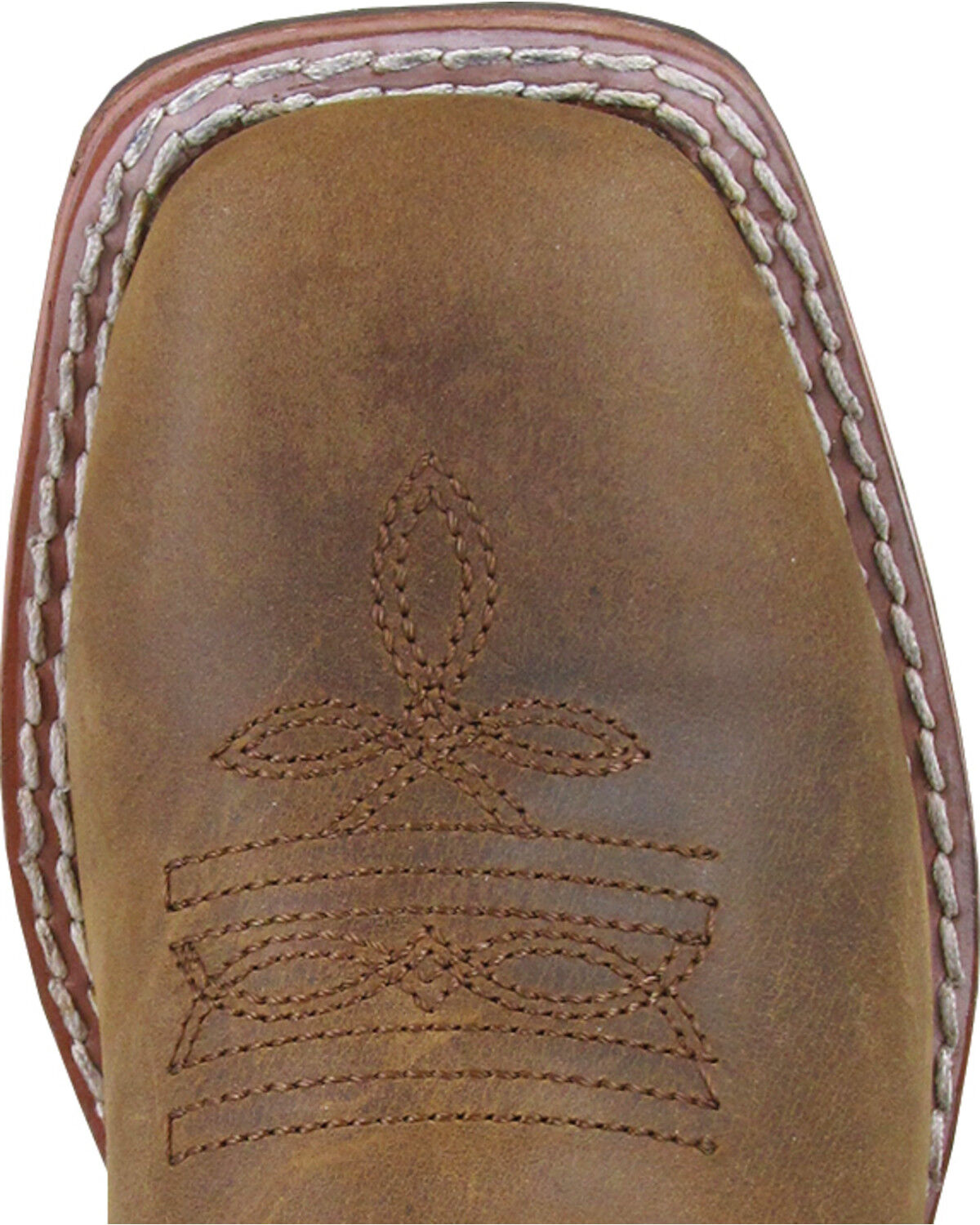 Image #2 - Smoky Mountain Boys' Green Jesse Western Boots - Square Toe, Brown, hi-res