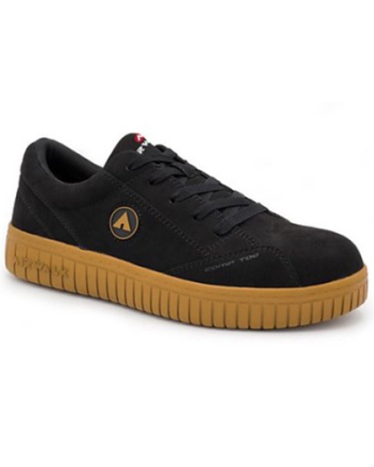 Image #1 - Airwalk Men's Camino Work Shoes - Composite Toe, Black, hi-res