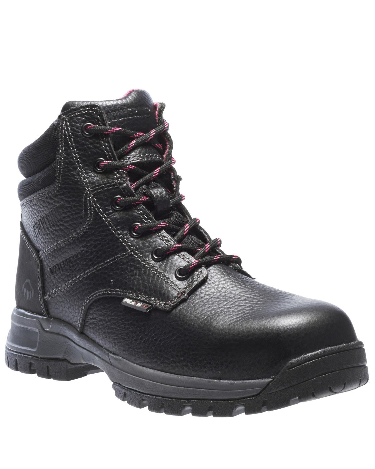 Image #1 - Wolverine Women's Piper Waterproof Work Boots - Composite Toe, Black, hi-res