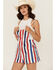 Image #2 - Show Me Your Mumu Women's Striped Romper, Red, hi-res