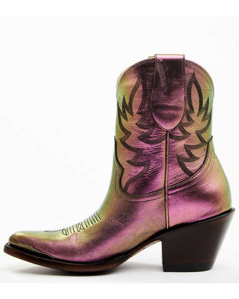 Image #3 - Idyllwind Women's Dazzled Iridescent Metallic Leather Booties - Pointed Toe, Multi, hi-res