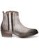 Image #2 - Circle G Women's White & Black Zipper Fashion Booties - Round Toe, Black/white, hi-res
