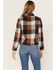 Image #4 - Idyllwind Women's Plaid Print Pocket Days Shacket, Light Blue, hi-res