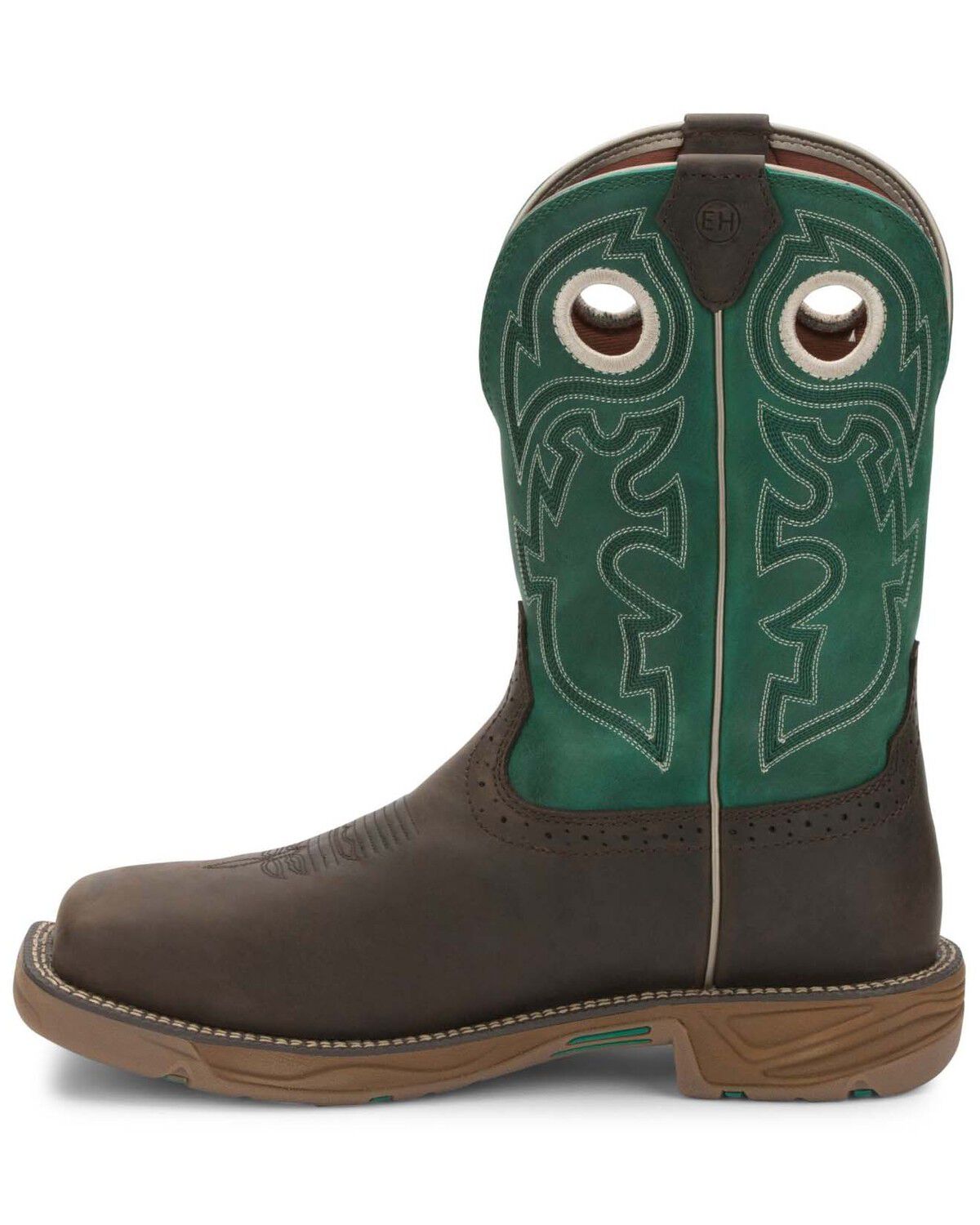 justin stampede rush work boots