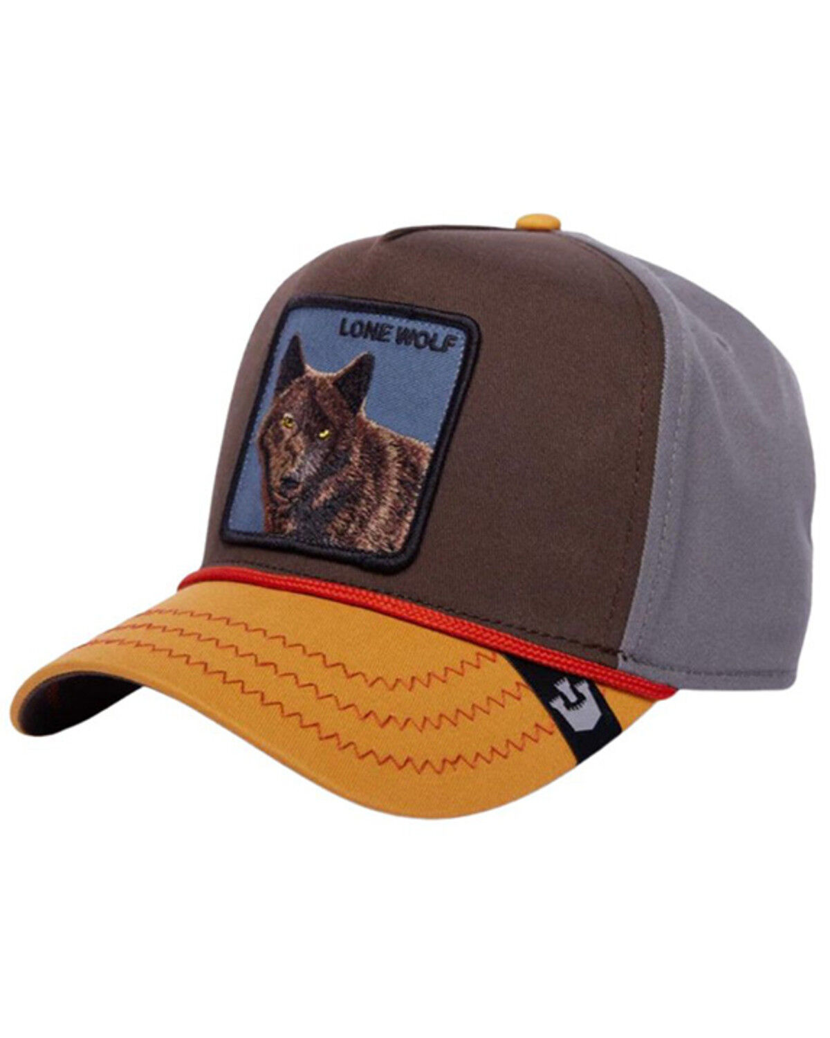 Image #1 - Goorin Bros Men's Lone Wolf Ball Cap, Brown, hi-res
