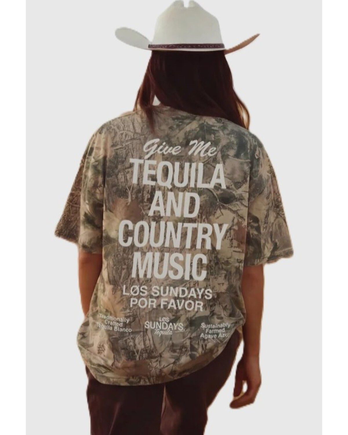 Image #3 - Los Sundays Women's Camo Tequila Short Sleeve Graphic Tee, Green, hi-res