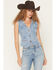 Image #1 - Wrangler Retro Women's Light Wash Denim Vest, Medium Wash, hi-res