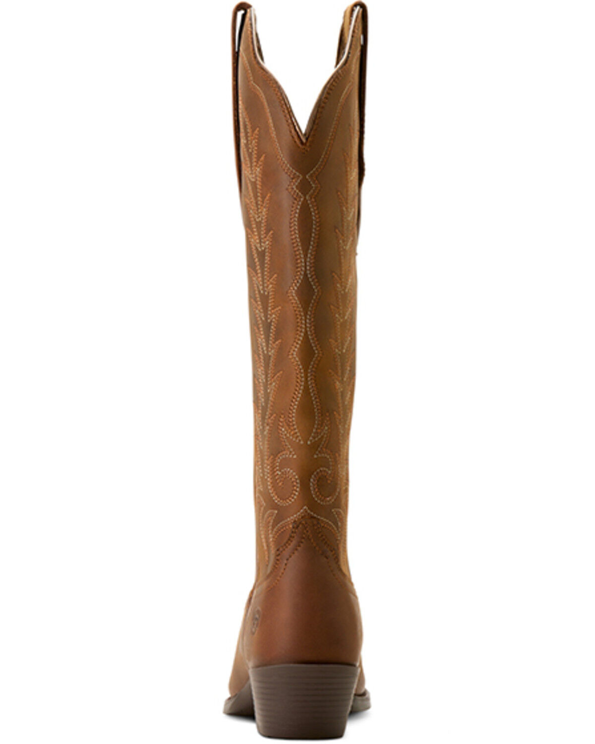 Image #3 - Ariat Women's Heritage StretchFit Distressed Tall Western Boots - Round Toe, Brown, hi-res