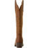 Image #3 - Ariat Women's Heritage StretchFit Distressed Tall Western Boots - Round Toe, Brown, hi-res