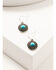 Image #3 - Prime Time Jewelry Women's Silver Turquoise & White Concho Jewelry Set, Silver, hi-res