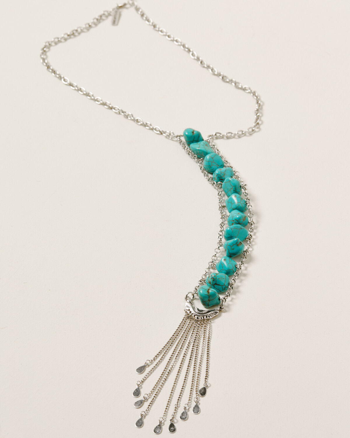 Image #2 - Idyllwind Women's Dive Down South Drop Necklace, Silver, hi-res