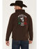 Image #4 - Cowboy Hardware Men's Hecho en Mexico Softshell Jacket, Dark Brown, hi-res