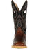 Image #5 - Durango Men's Rebel Pro Ostrich Western Boots - Square Toe, Black, hi-res