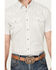 Image #3 - Cody James Men's Plaid Print Short Sleeve Snap Western Shirt, Cream, hi-res
