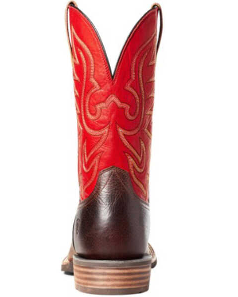 Image #3 - Ariat Men's Rover Rustic Western Performance Boots - Broad Square Toe, Brown, hi-res