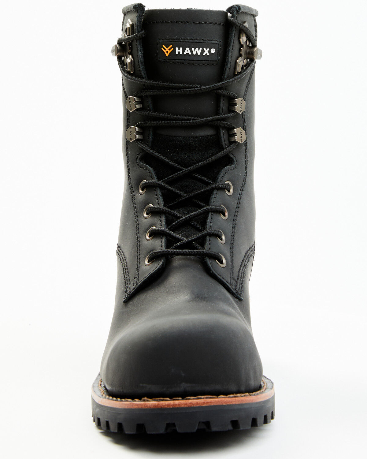 Image #4 - Hawx Men's 8" Logger Work Boots - Composite Toe, Black, hi-res