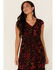 Image #2 - Idyllwind Women's Floral Willow Branch Midi Dress, Black, hi-res